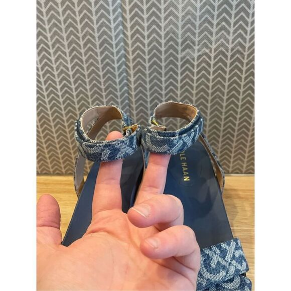 Cole Haan Women's Cloud Ankle Strap Espadrille Wedge Sandals - Picture 3 of 9